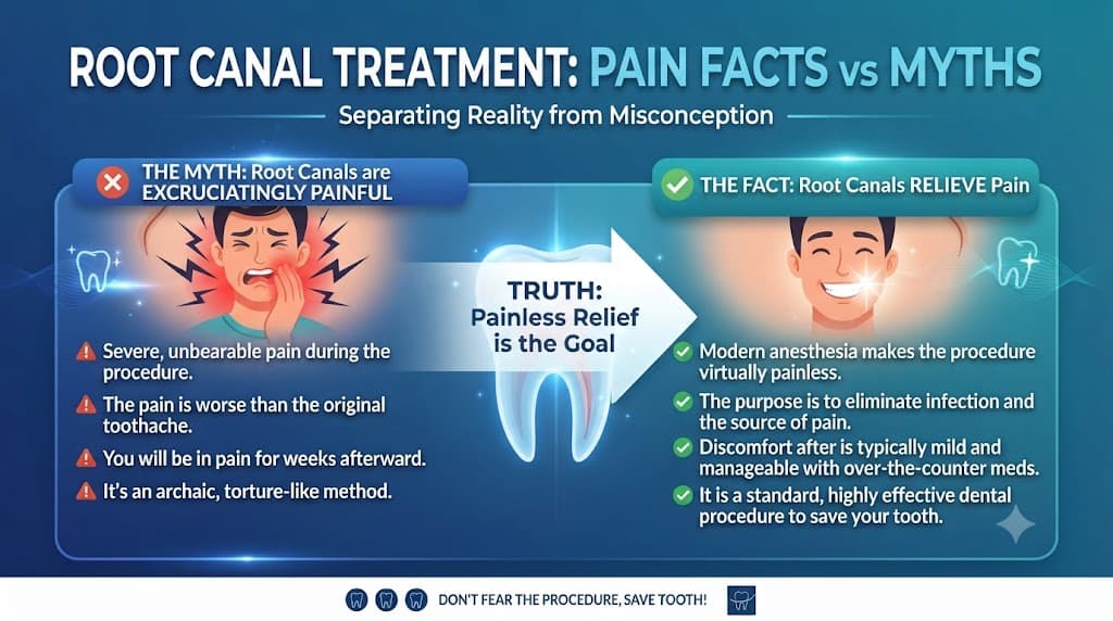 Is Root Canal Treatment Painful? Facts vs Myths